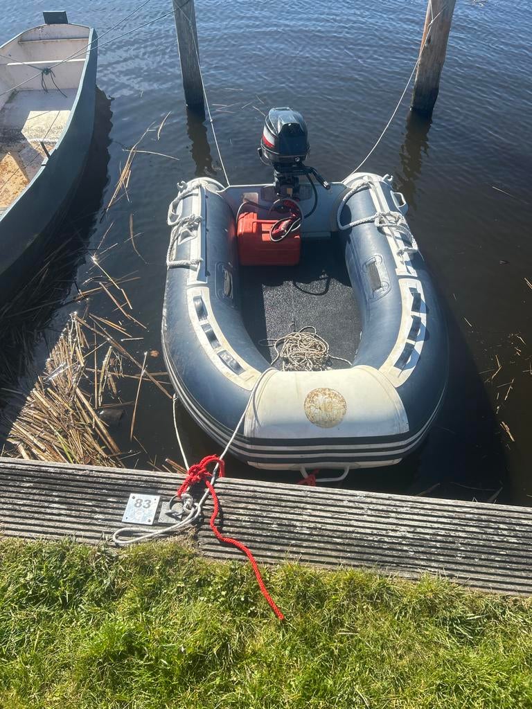 Aquatec rubberboot met buitenboordmotor, Ophalen, Gebruikt, Overige typen, Motorboot