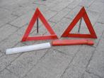 2x Gevarendriehoek + etui; bij pech onderweg, Ophalen of Verzenden, Zo goed als nieuw