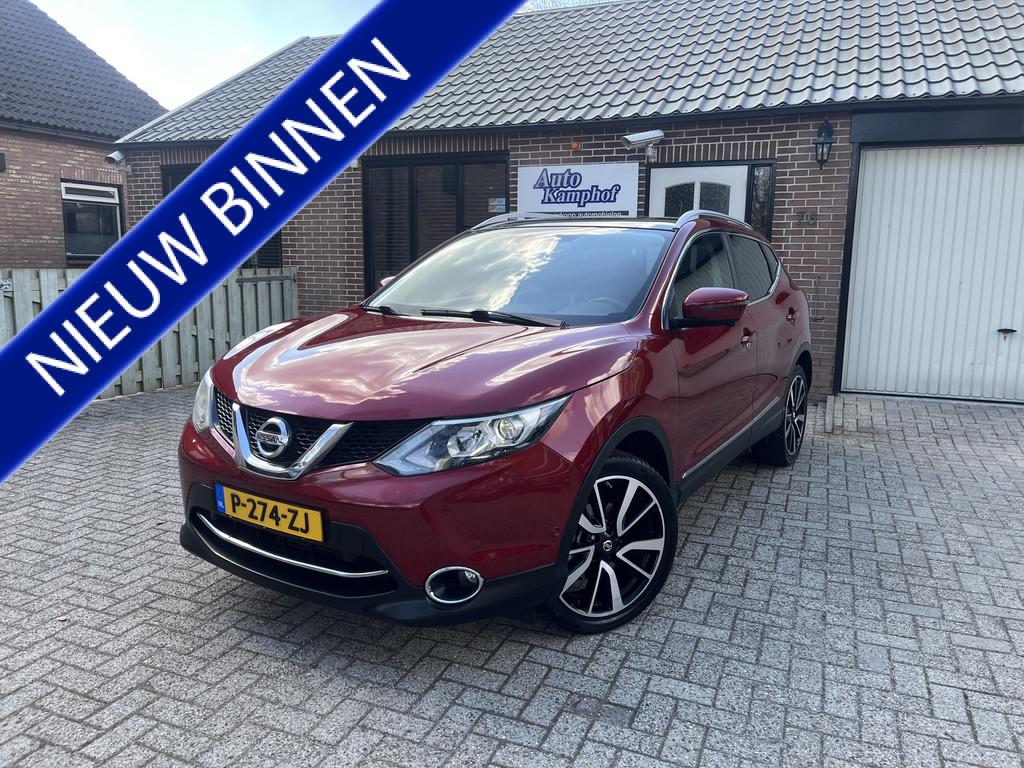 Nissan QASHQAI 1.2 Tekna Leer Xenon Trekhaak Panodak, Gebruikt, 4 cilinders, 116 pk, Leder