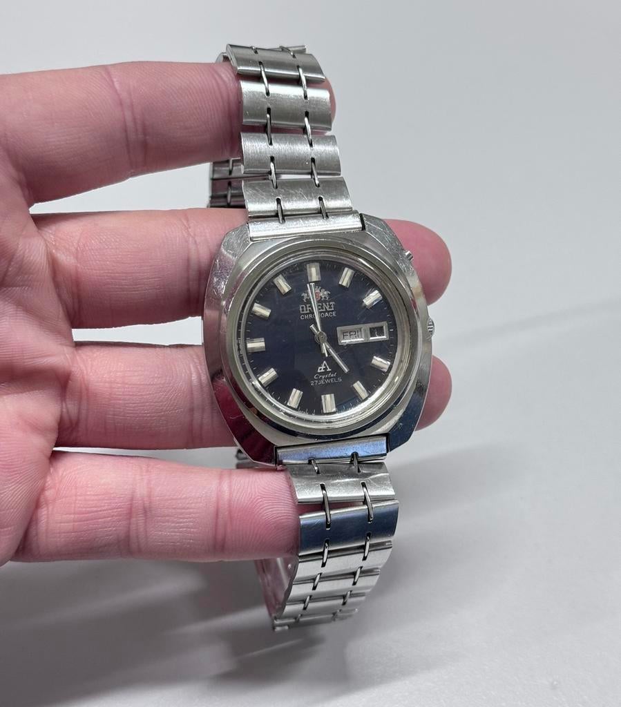 Zeldzaam Orient Vintage horloge 1960 Chrono Ace Automatic, Ophalen of Verzenden, Overige typen
