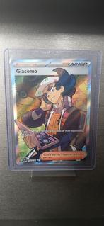 Giacomo Trainer Full Art Pokémon Kaart, Ophalen of Verzenden, Zo goed als nieuw, Losse kaart, Foil