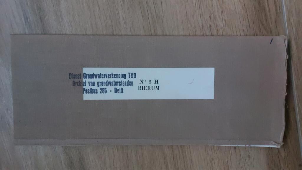 3H / Bierum Spijk Hoogwatum Bosma etc Stafkaart uit 1971, Ophalen of Verzenden, 1800 tot 2000, Landkaart, Zo goed als nieuw