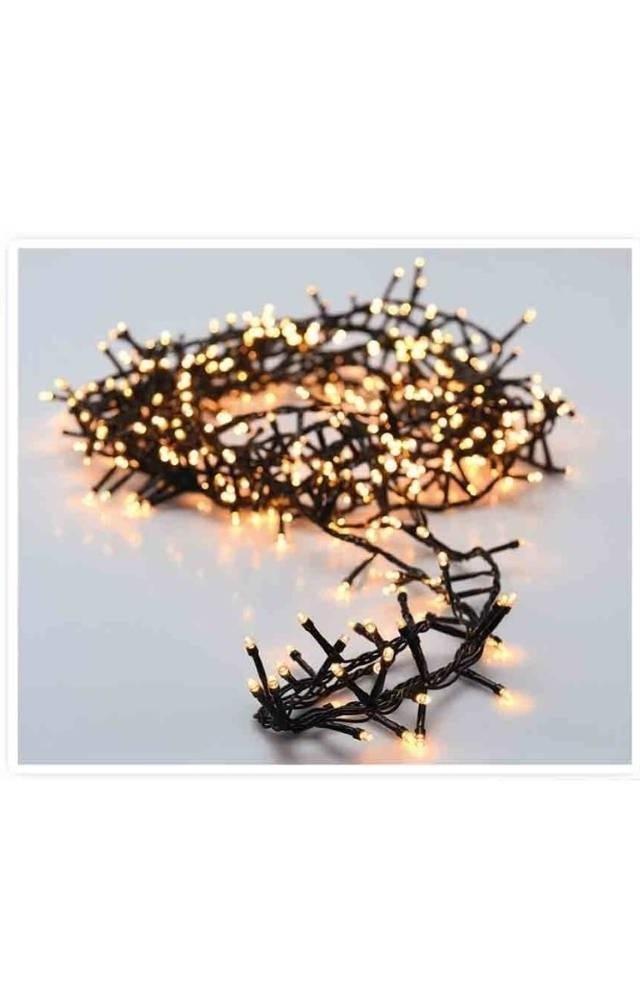 Kerstverlichting Micro Cluster 1000 LED 20 mtr warm wit-ip44, Diversen, Kerst, Ophalen, Nieuw