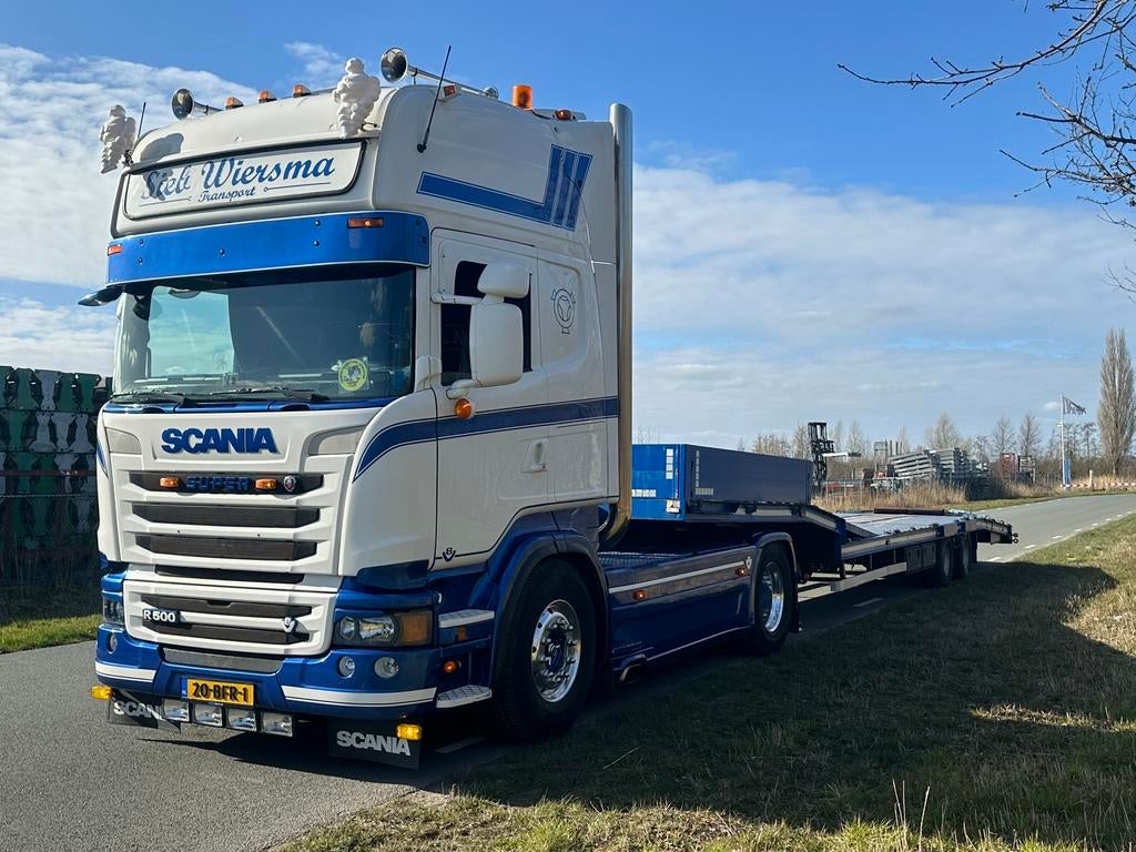 Scania R500 V8 2012 !nwe tacho! Semi dieplader Retarder, Auto's, Vrachtwagens, Automaat, Euro 5, Scania, Bedrijf