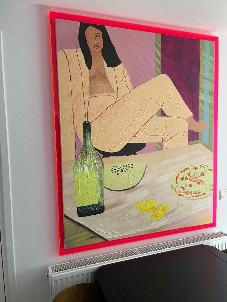 HKliving artwork Get Your Grove On, Antiek en Kunst, Kunst | Schilderijen | Modern, Ophalen