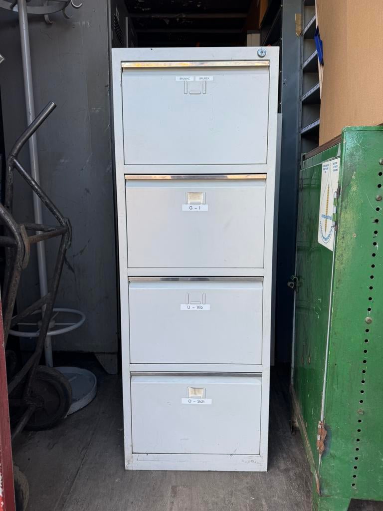 Nette archief kasten ladekasten industrieel, Ophalen