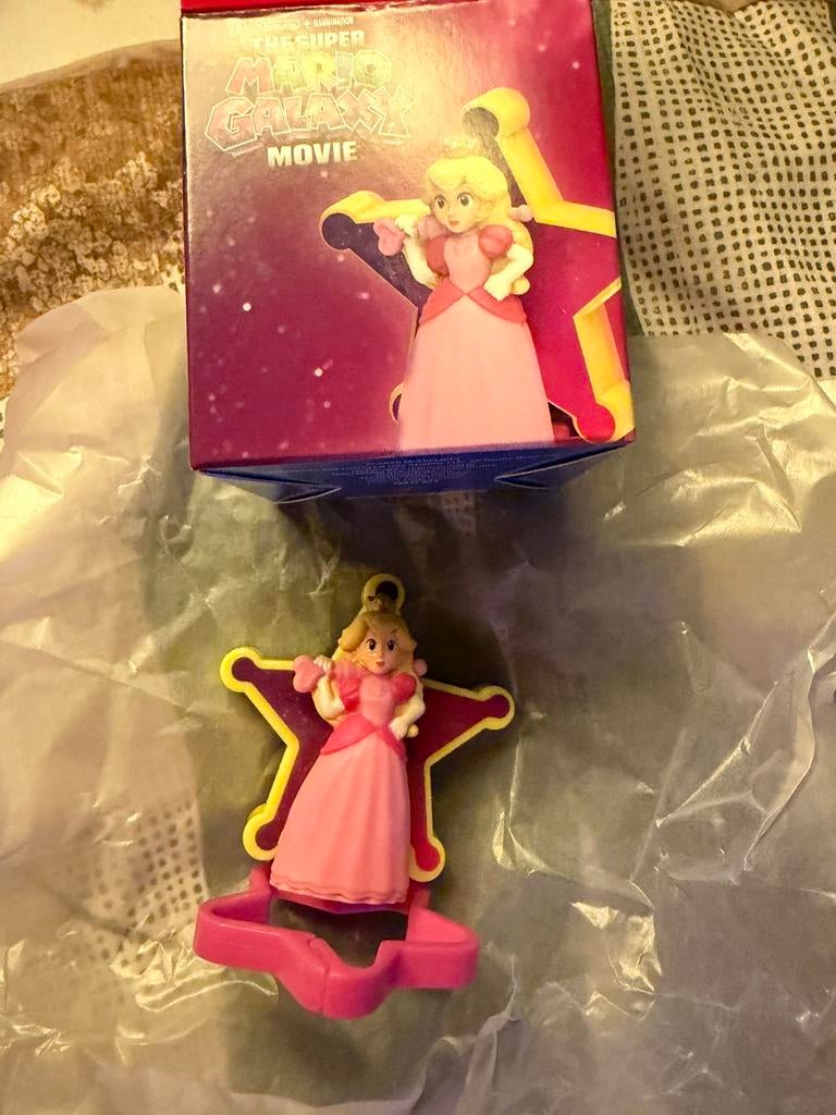 Mario galaxy princess peach happy meal poppetje mcdonalds, Verzamelen, Poppetjes en Figuurtjes, Ophalen of Verzenden, Nieuw