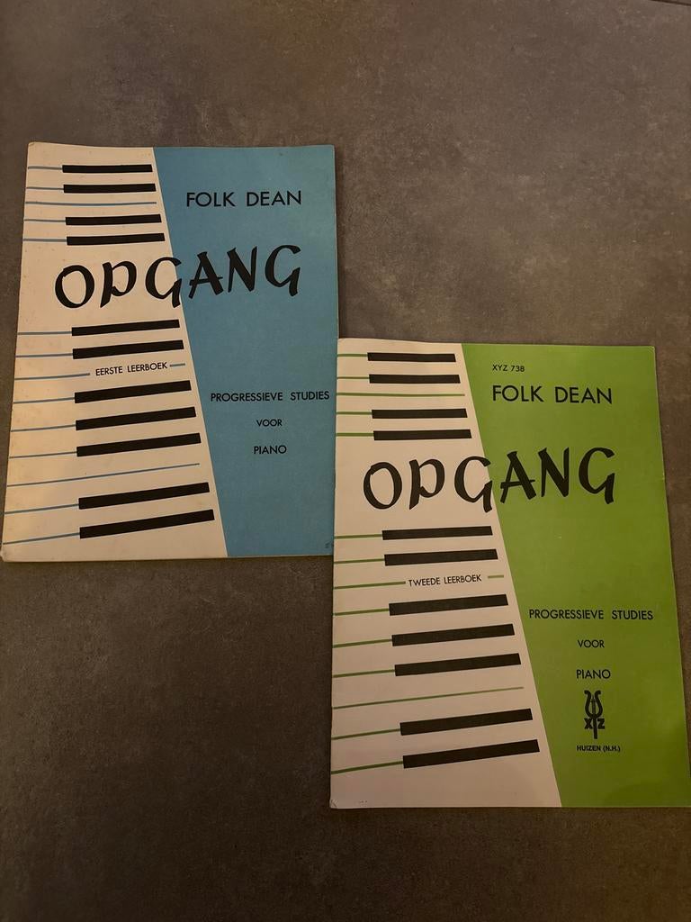 Folk Dean Op Gang: Progressieve Studies voor Piano (2 delen), Gebruikt, Klassiek, Les of Cursus, Ophalen of Verzenden