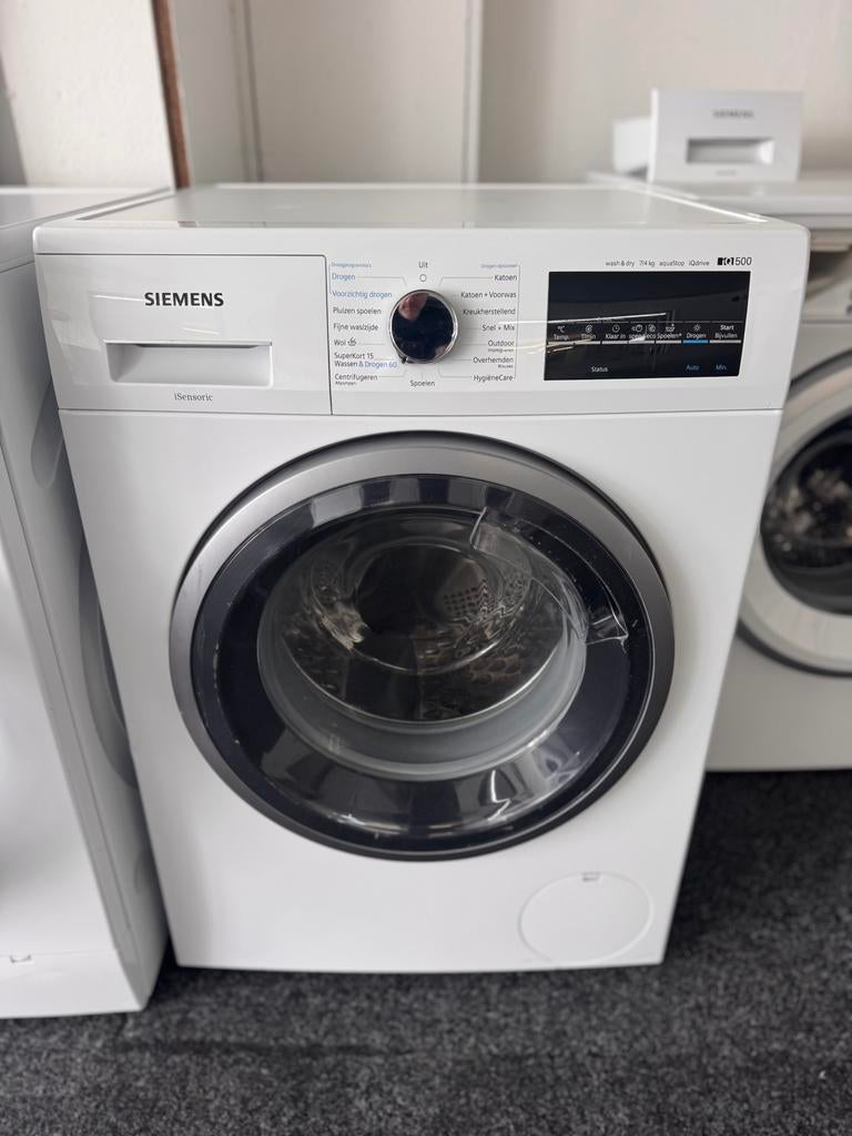 SIEMENS WAS/DROOG COMBI A+++ 7 KG met 2 jaar garantie, N, N, Refurbished, Ophalen of Verzenden