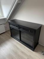 Ikea dressoir MALSJÖ zwart, Ophalen, Zo goed als nieuw, 25 tot 50 cm, Met deur(en)