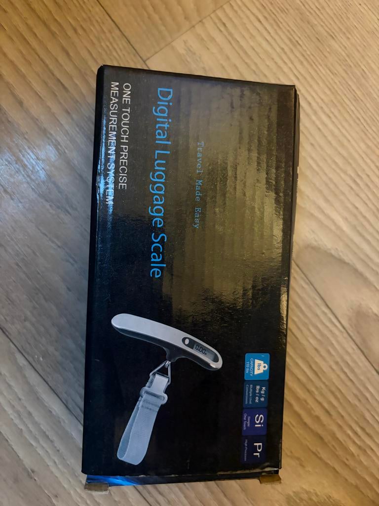 Digitale bagageweegschaal - Travel Made Easy, 1 tot 500 gram, Nieuw, Ophalen of Verzenden, Digitaal