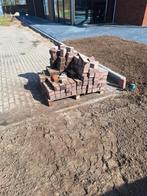 Gratis af te halen. Klinkers 10cm, Tuin en Terras, Ophalen, Zo goed als nieuw, Bruin, Overige typen