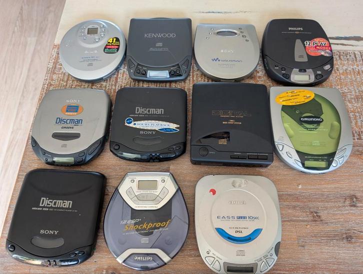 10 discmans ter reparatie aangeboden, Audio, Tv en Foto, Walkmans, Discmans en Minidiscspelers, Discman, Ophalen of Verzenden