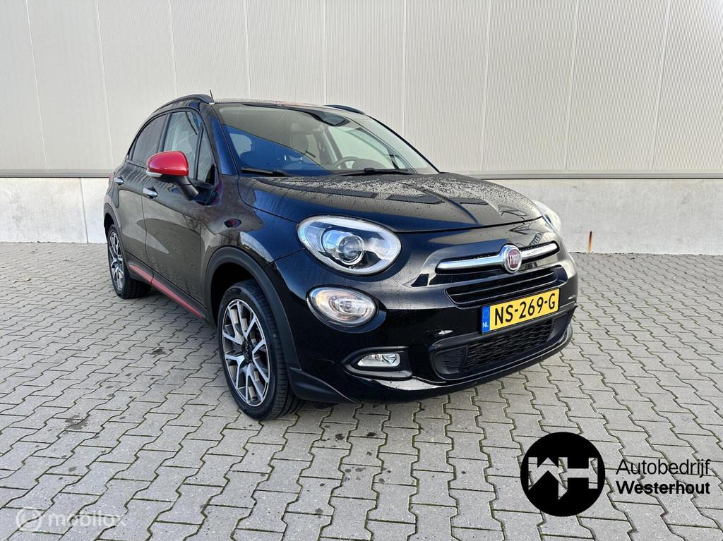 Fiat 500 X 1.4 Turbo MultiAir Crossplus|AUTOMAAT|NAP|NAVI, Gebruikt, 4 cilinders, 500X, Zwart