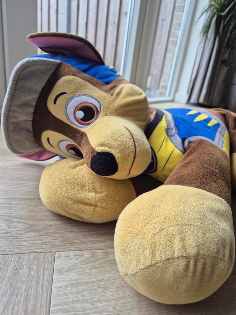 Grote Paw Patrol Chase knuffel - Zo goed als nieuw, Ophalen, Zo goed als nieuw, Hond