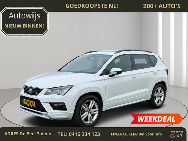 Seat Ateca 2.0 EcoTSI FR 4DRIVE|190PK|PANO|CAMERA|FR-PAKKET|, Auto's, Seat, Bedrijf, Te koop, Ateca, 360° camera, 4x4, ABS, Achteruitrijcamera