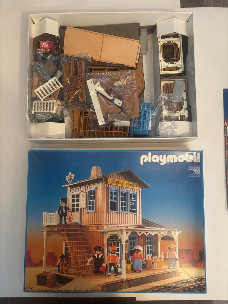 Playmobil Western Colorado Springs Treinstation 3770 NIEUW, Ophalen of Verzenden, Nieuw, Complete set