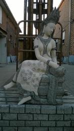 Tuinbeeld waterpartij, Ophalen of Verzenden, Nieuw, Steen, Mensenbeeld