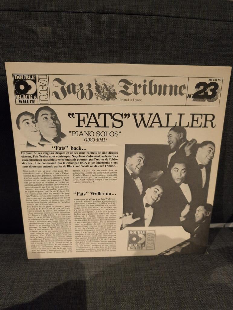 LP - Fats Waller - Piano Solos, Cd's en Dvd's, Vinyl | Jazz en Blues, 1960 tot 1980, Ophalen of Verzenden, Zo goed als nieuw, 12 inch
