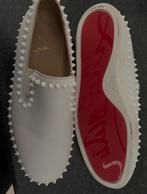 Louboutin heren loafers maat 41, Christian Louboutin, Wit, Zo goed als nieuw, Loafers