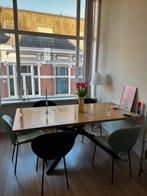 Eettafel, Ophalen of Verzenden, Zo goed als nieuw, Rechthoekig, 50 tot 100 cm