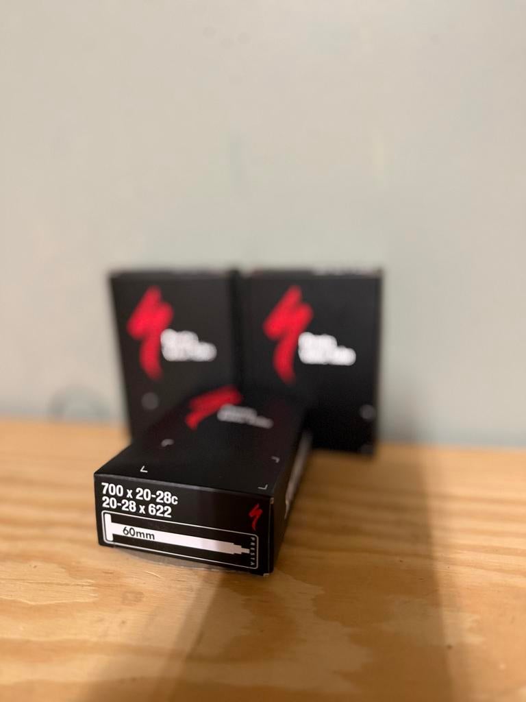 3x Specialized Binnenband Racefiets Presta 60mm Ventiel, Band, Nieuw, Ophalen of Verzenden, Rubber