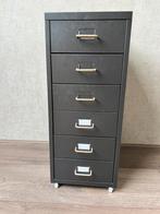 Te koop, bureaukast/ Helmer ladeblok op wielen., Huis en Inrichting, Kasten | Ladekasten, Ophalen, Minder dan 50 cm, Gebruikt