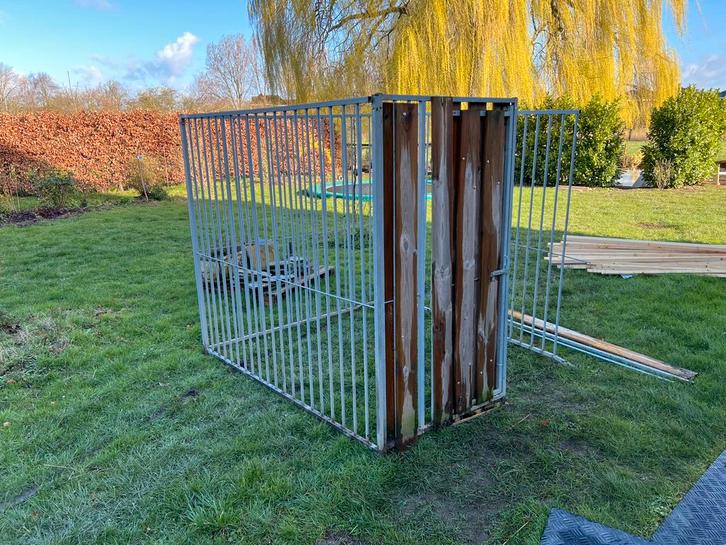 Hondenkennel 2x2mtr, Dieren en Toebehoren, Hondenhokken, Gebruikt, Hondenkennel, 100 cm of meer, 110 cm of meer, Ophalen