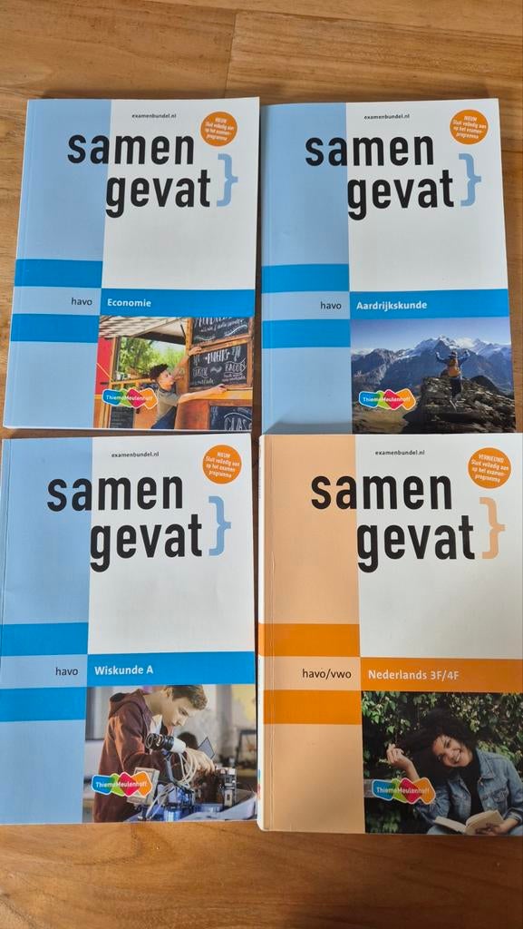 Samengevat examenbundel havo - 4 stuks, Boeken, Schoolboeken, Ophalen of Verzenden, Zo goed als nieuw, HAVO, Aardrijkskunde