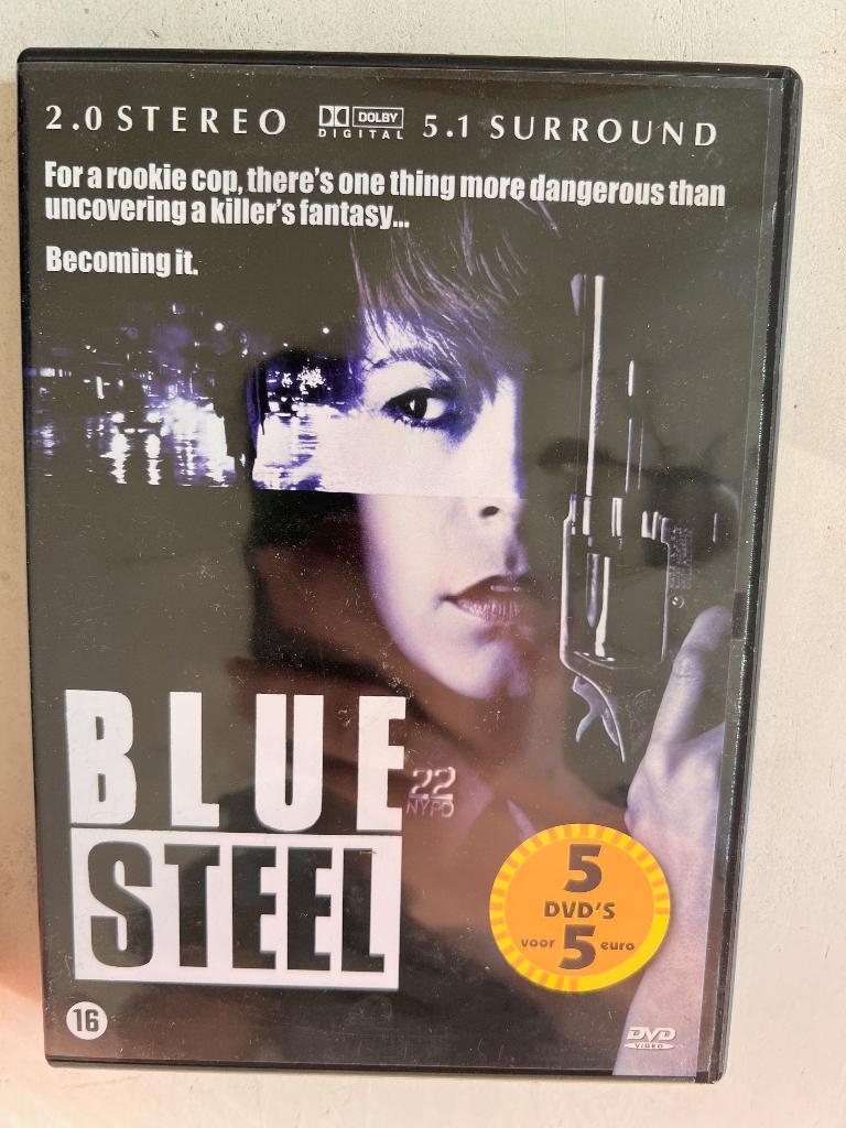 Blue Steel, Vanaf 16 jaar, Ophalen of Verzenden, Gebruikt, Actiethriller