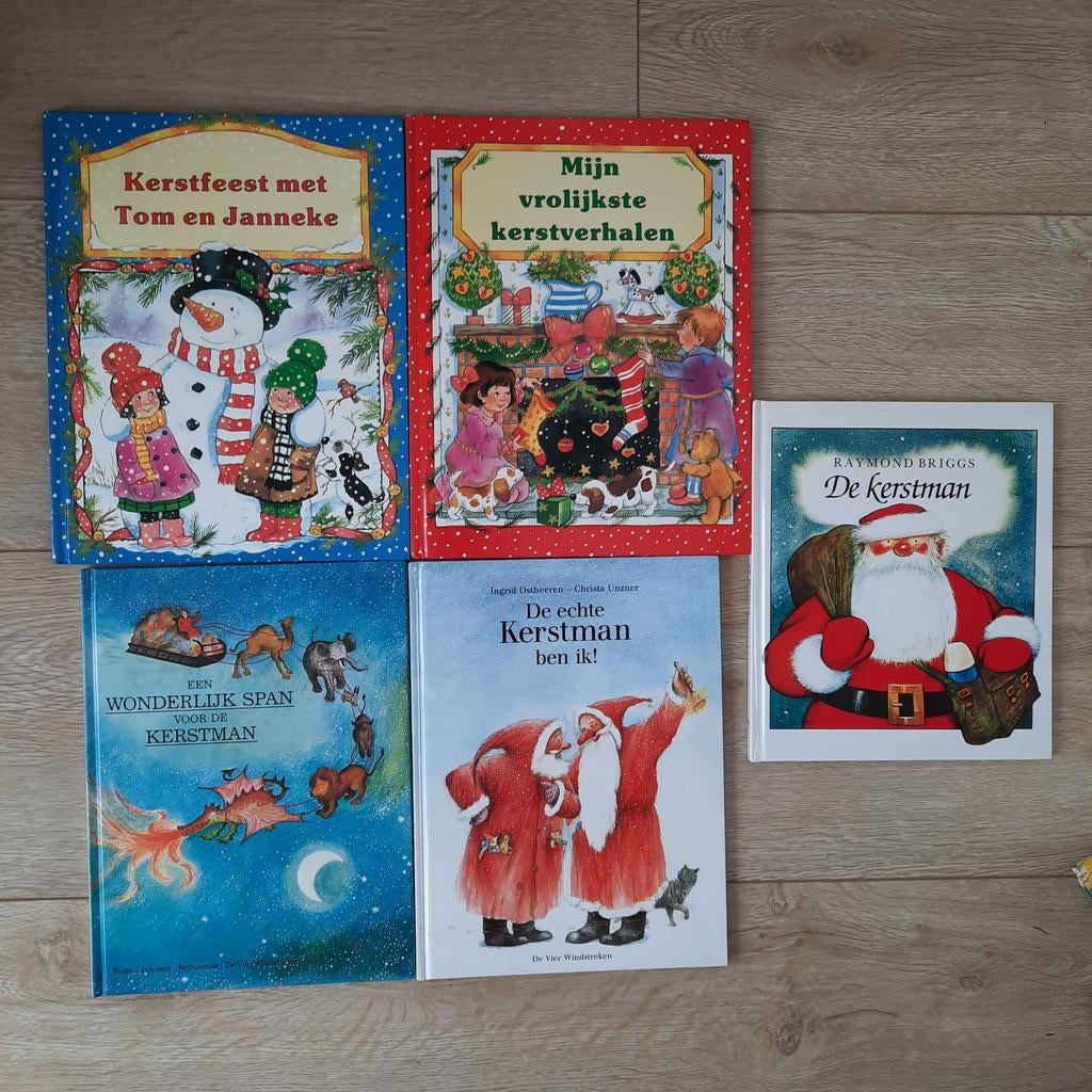 Kerst Kerstmis kerstfeest kerstman 3 prentenboeken boeken, Ophalen of Verzenden, Zo goed als nieuw