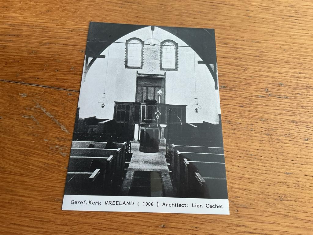 C2737 Vreeland gereformeerde kerk, Ophalen of Verzenden, Voor 1940, Zo goed als nieuw