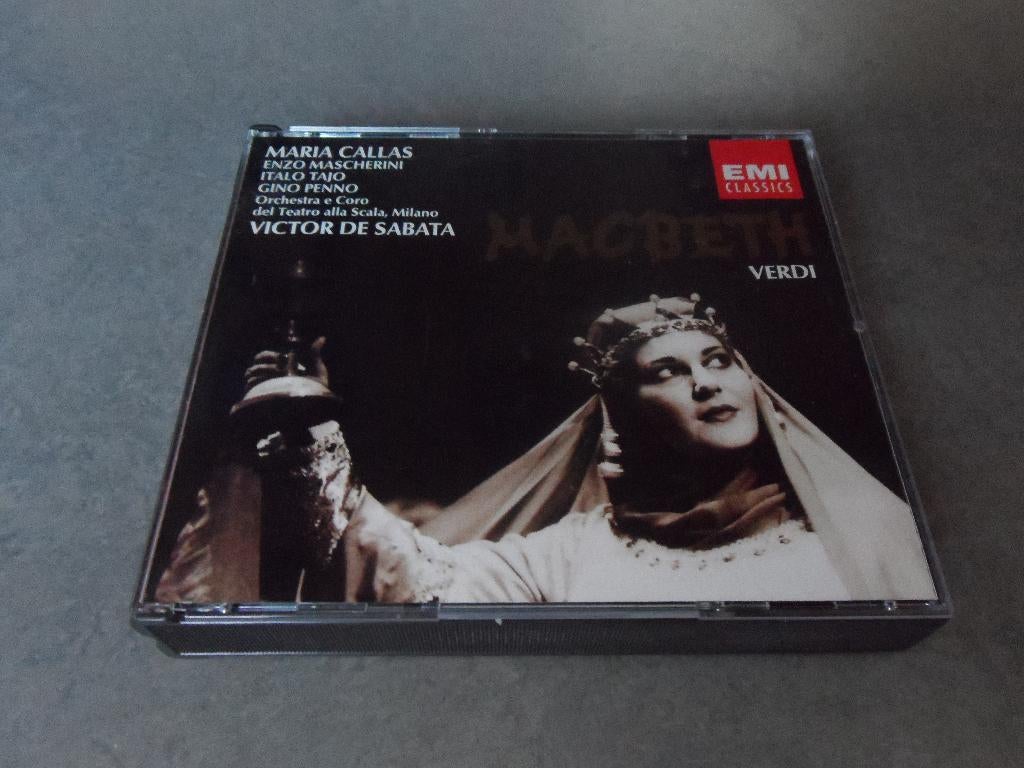 Verdi, Callas, Mascherini, Victor De Sabata / Macbeth - 2CD, Cd's en Dvd's, Cd's | Klassiek, Gebruikt, Overige typen, Romantiek