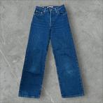 Levi’s Blue Denim Ribcage Straight High Rise Jeans W26 L27, Ophalen of Verzenden, Zo goed als nieuw, Blauw, W27 (confectie 34) of kleiner