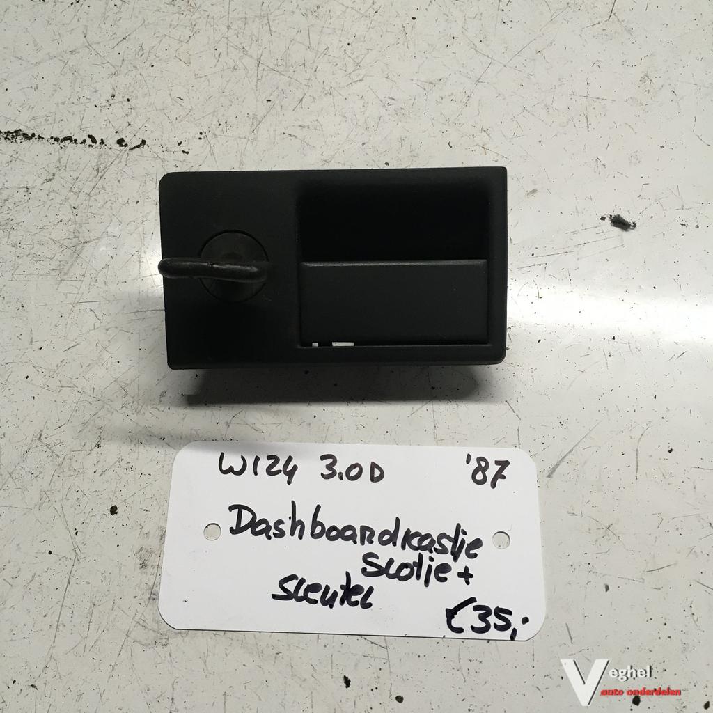 Mercedes W124  Dashboardkastje slot met sleutel 124 680 0084, Gebruikt, -, -, Ophalen of Verzenden