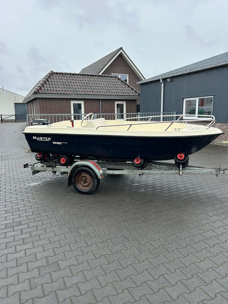 Console boot Master 410 plus 9.9 pk. Mecury, Watersport en Boten, Gebruikt, Ophalen of Verzenden, Minder dan 10 pk, Tot 6 meter