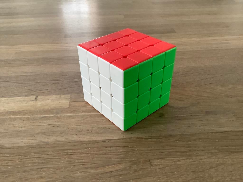 Mooie Moyu Weilong 4x4 speedcube, Ophalen of Verzenden, Minder dan 500 stukjes, Zo goed als nieuw, Rubik's of 3D-puzzel