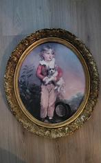 Antieke lijst met afbeelding, Ophalen