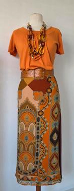 Etro Milano 100% zijde maxi rok & Burberry top 42, Verzenden, Zo goed als nieuw, Onder de knie, Overige kleuren