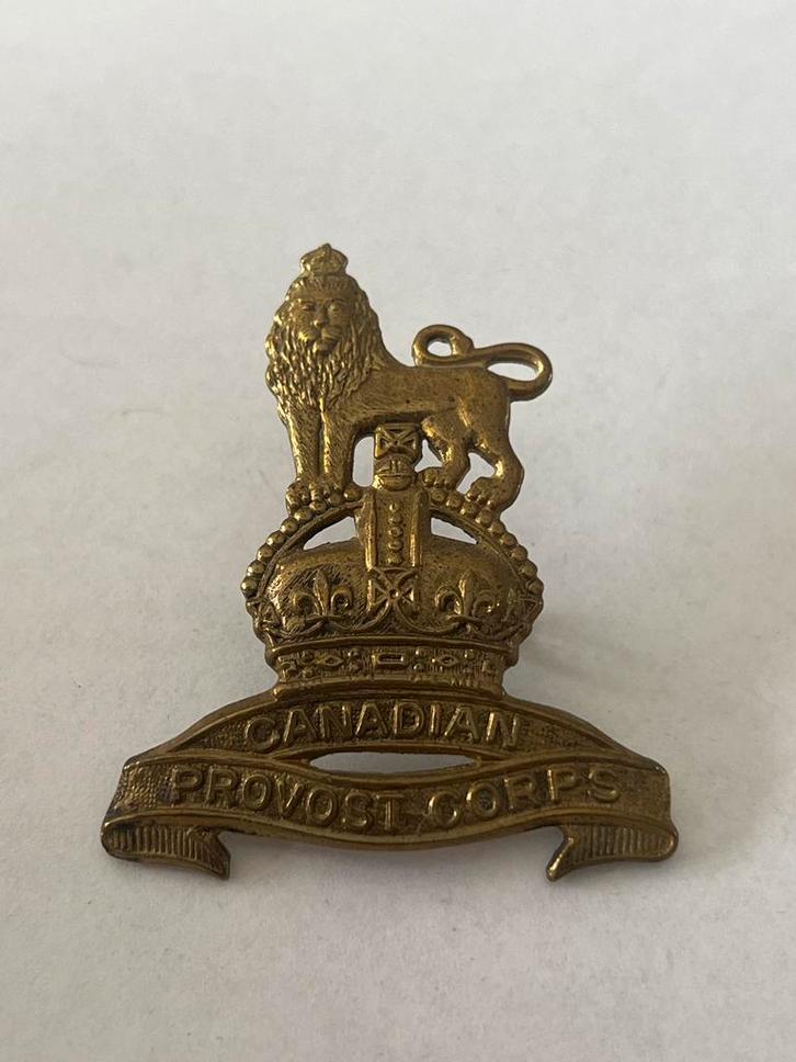 Canadees Militair Embleem - Canadian Provost Corps, Verzamelen, Militaria | Algemeen, Overige soorten, Embleem of Badge, Overige gebieden