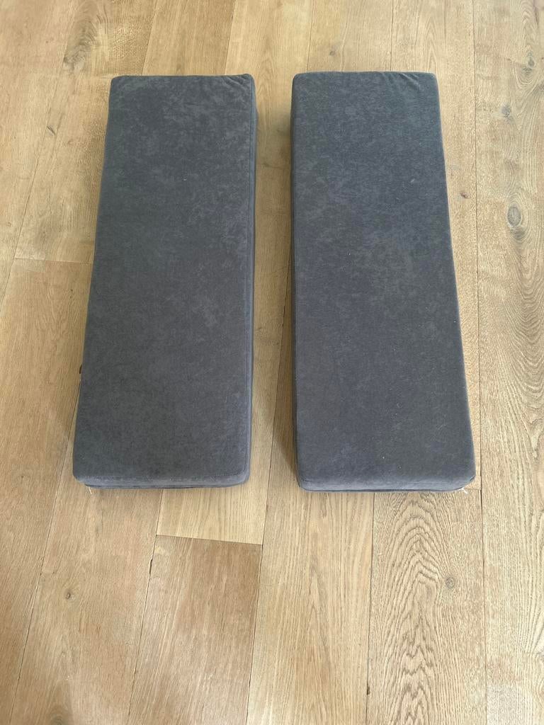 Set van 2 grijze caravan / camper/ vouwwagen kussens, Ophalen, Zo goed als nieuw