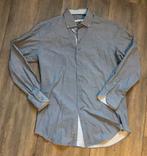 ZGAN Blauw / wit overhemd maat M - heel leuk!, Kleding | Heren, Overhemden, Ophalen of Verzenden, Zo goed als nieuw, Blauw, Halswijdte 39/40 (M)