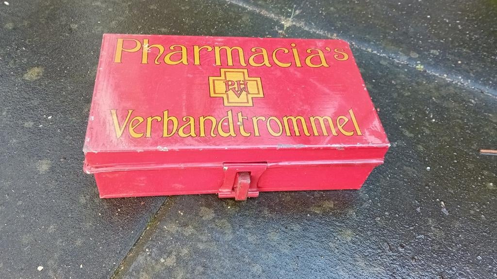 Nostalgische Pharmacia's Verbandtrommel - Goede Staat, Ophalen of Verzenden, Gebruikt