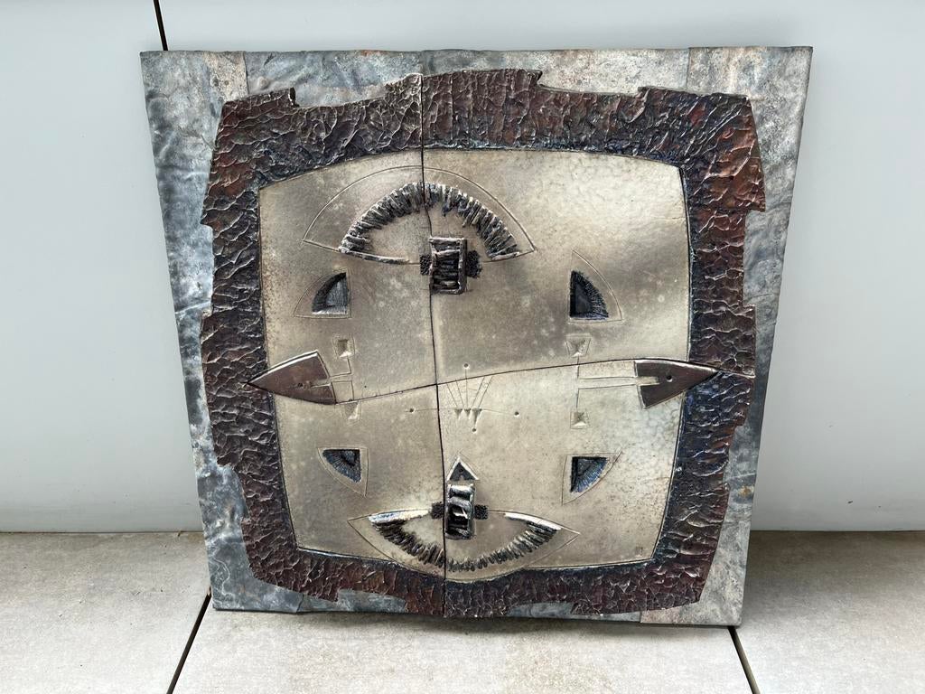 Keramisch Wandtableau “Hell Snell” van Lei Hannen, Ophalen, 50 - 100 cm, Handgemaakt, Wanddecoratie