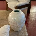 Grote vintage Mactan steen tessellated vloer vaas, Huis en Inrichting, Woonaccessoires | Vazen, Ophalen, Overige kleuren, -, Aardewerk of Porselein