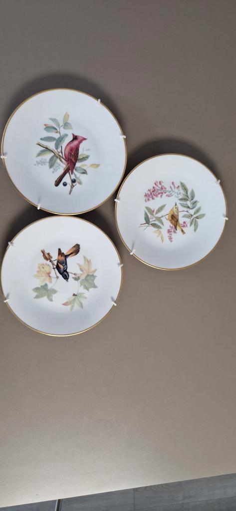 Set van 3 Lorenz Hutschenreuther Audubon porseleinen borden, Antiek en Kunst, Antiek | Porselein, Ophalen