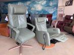 2 luxe prominent relax sta op stoelen met verwarming, Ophalen of Verzenden, Zo goed als nieuw, Leer, Gratis bezorging regio Utrecht met garantie