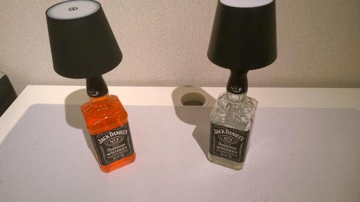 Jack Daniel's Tafellampje, Nachtlampje, Huis en Inrichting, Lampen | Tafellampen, Nieuw, Minder dan 50 cm, Glas, Kunststof, Ophalen