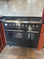 Boretti gasfornuis met dubbele oven - Zwart, Ophalen, Gebruikt, Hete lucht, 60 cm of meer