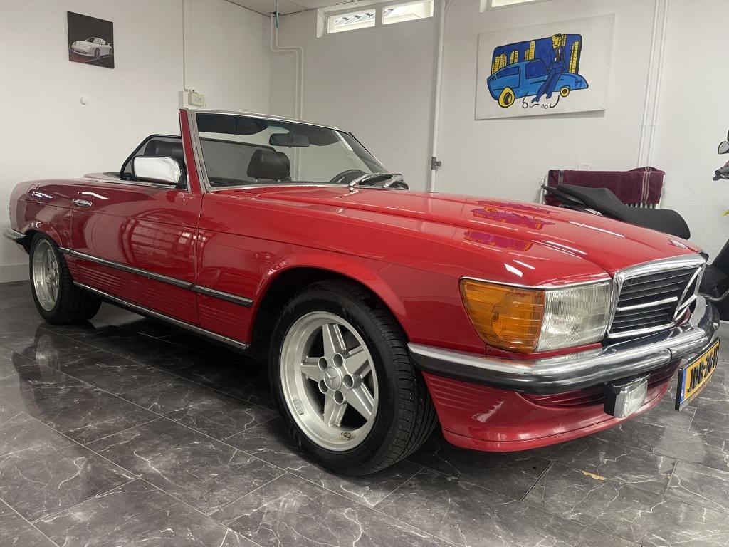 Mercedes-Benz SL-Klasse 280 SL (bj 1979, automaat), Auto's, Mercedes-Benz, Automaat, Gebruikt, Zwart, Cabriolet